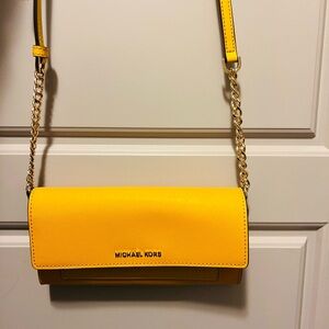 Michael Kors Vibrant Yellow Crossbody Bag